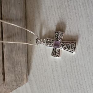 Sterling Silver Cross Necklace